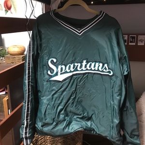 Michigan State Spartans windbreaker pullover